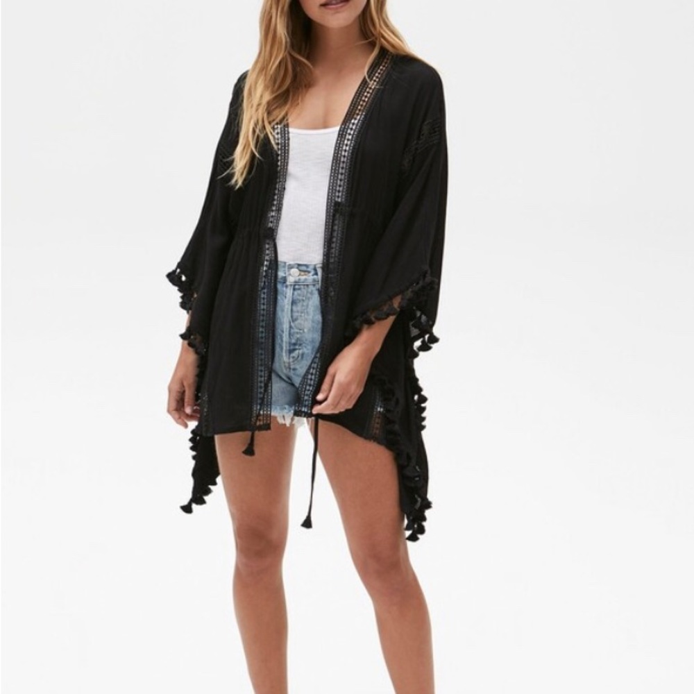 MICHAEL STARS black cover up one size fits most